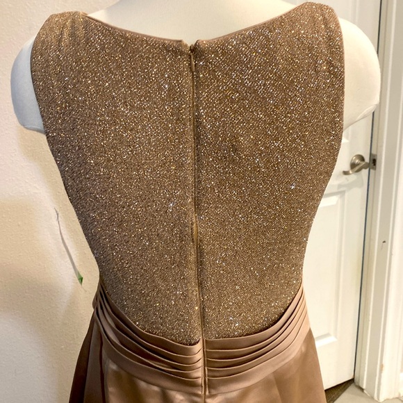 NWT Patra Taupe Dress with Glitter size 14 - Picture 12 of 16